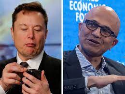 Elon Musk asegura que Microsoft "controla" OpenAI, pero Satya Nadella, CEO  de Microsoft, dice que eso "no es correcto"