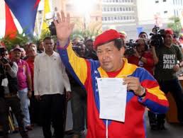 Un día como hoy Chávez inscribe candidatura por la Patria | YVKE ...