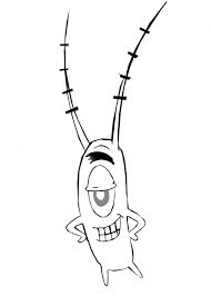 Bob Esponja Para Colorear Planton