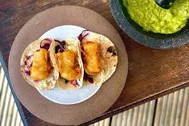 Baja Fish Tacos Are One Of Mexico S Most Famous Culinary Exports But In This Recipe Chef Santiago Lastra Adds A Few Unusual Fish Tacos Recipes Baja Fish Tacos