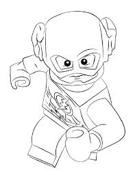 640 x 955 file type: Lego Flash Coloring Pages Coloring Home
