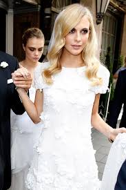 Her wedding was sure to be a one of a kind of event. Celebrity Wedding Hairstyles