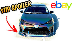 I will show you pricing as well. 119 Front Lip Spoiler 2017 Corolla Se Youtube