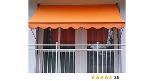 Das hinterlässt spuren, die schwer. Angerer Klemmmarkise Dralon Uni Orange 350 Cm Amazon De
