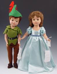 2079 Madame Alexander Peter Pan Wendy Doll Lot Lot 2079 Madame Alexander Madame Alexander Dolls Alexander Dolls