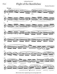 Flight Of The Bumblebee By Rimsky Korsakov Free Sheet Music For Flute Visit Toplayalong Com And Get Access To Flute Sheet Music Sheet Music Cello Sheet Music