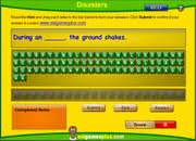 Natural Disasters Vocabulary Spelling Activity Online For Esl