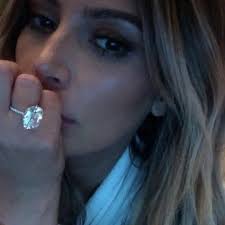 Kim Kardashian's Engagement Rings: From Big to Bigger