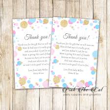 Each card has its own envelope, providing all. 30 Thank You Cards Confetti Pink Blue Gold Baby Shower Girl Boy Pink The Cat