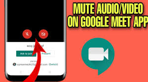Everything else will remain intact. How To Mute Both Audio Video Camera On Google Meet App Youtube