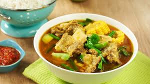 150 gram daging kambing, iris dengan ukuran sesuai selera. Sayur Asem Goreng Iga Indofood Solutions