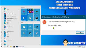 Setelah update ke windows 10 beberapa komputer (termasuk punya penulis) tidak bisa lagi search program di windows start menu, windows form di control panel ataupun cortana. Memperbaiki Error Tidak Bisa Membuka Foto Di Windows 10 Youtube