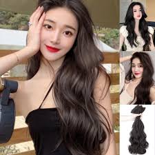 Brazilian remy hair wavy clip in hair extensions. Instocks Korean 3 Colors 60cm 3 Piece Big Curly Wavy Long Hair Extensions Clip On Beauty Personal Care Hair On Carousell