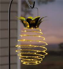 Hanging Solar Lantern Decoration Pineapple Lanterns Decor Solar Hanging Lanterns Solar Lanterns
