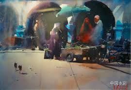 Alvaro Castagnet Indian Paintings Watercolor Art Painting