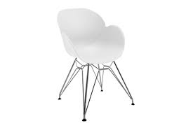 Stuhl in weiß hier finden verschiedene farbvariationen sitzfläche polycarbonat max. Niehoff New Young Collection Stuhl Sushi Mit Kunststoffschale In Weiss Mobel Letz Ihr Online Shop