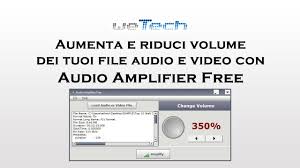 Per selezionare il file audio il cui volume desideri aumentare, premi il pulsante apri. Come Aumentare E Ridurre Semplicemente Il Volume Di File Audio E Video Con Audio Amplifier Free Youtube