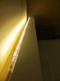 Half Finished House Baseball Bed And Built In Night Light Strip Lighting Ikea Lighting Night Light