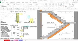 A Ready Made Excel Sheet For Rcc Dog Legged Staircase Architecture Admirers Interior Paint Colors Interior Design Courses Online Staircase Design