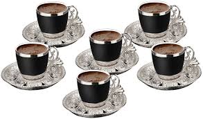 Check out these gorgeous spoon saucer at dhgate canada online stores, and buy spoon saucer at ridiculously affordable prices. Set Of 6 Demmex Turkish Greek Arabic Coffee Espresso Demitasse Cup Saucer Spoon Set Black Cups Silver Buy Online In Cayman Islands At Cayman Desertcart Com Productid 215592779