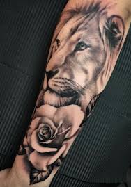 Lion Sleeve Tattoo Inkstylemag Sleeve Tattoos Best Sleeve Tattoos Music Tattoo Sleeves