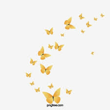 Golden Butterfly Png And Psd Butterfly Clip Art Butterfly Clip Art
