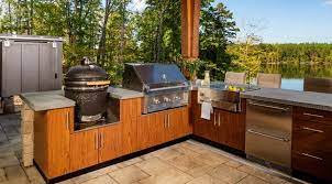 D outdoor kitchen cabinet set with countertops model# 66021 newage products slate gray 45 degree corner 24.13 in. Trex Outdoor Kitchens Partners With Danver Stainless Outdoor Kitchens To Revamp Collection Casual Living