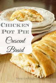 Chicken Pot Pie Crescent Braid Recipe Recipes Food Chicken Pot Pie Crescents