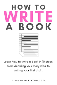 How To Write A Book 10 Step Writing Process To Your First Draft Writing Tips Book Writing Tips Writing A Book Outline Writing A Book