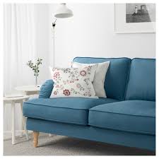 Schlafsofa bettsofa von ikea in einem schönem dunklen blau die flecken auf den bildern stammen vom fotoapparat. Stocksund 3er Sofa Ljungen Blau Heute Bestellen Ikea Deutschland Couch Mobel Stocksund Sofa Gunstige Sofas