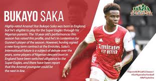Does bukayo have a girlfriend? Sports4allng Didyouknow Highly Rated Arsenal Star Bukayo Saka Was Born In England But He S Eligible To Play For The Super Eagles Through His Nigerian Parents The 18 Year Old S Performances This Season