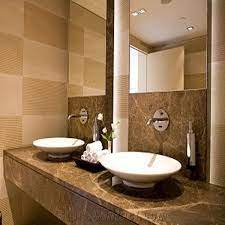 In this bathroom, the round bathtub is clearly the centerpiece. Bathroom Sink Marble Emperador Light Brown Marble Sinks Basins From China Stonecontact Com