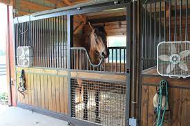 Determine which type of horse stall design works best. Horse Stables Barns Walters Buildings