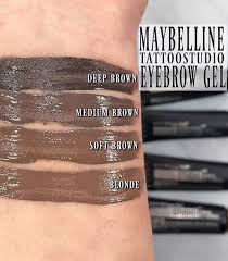 Use sculpting tip to fill mid brow and tail, moving outwards. Maybelline Tattoo Brow Gel Bellissima Makeup Store Facebook