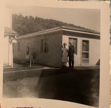 This is George & Maple Snider right after they built Snider's Grill in  Reader. Around 1963.
