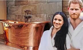 This video shows you how assemble, install and plumb a freestanding bath with surround panel. Is A 5k Copper Tub Like Meghan And Harry S Money Down The Drain Daily Mail Online
