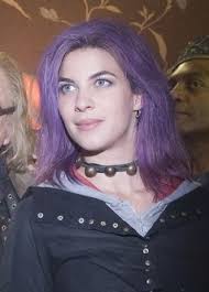 Natalia Tena From Game Of Thrones Rocking Out The Purple Hair Well Played Harry Potter Witch Harry Potter Characters Harry Potter Cast