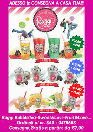 Ha al suo interno delle sfere, bolle appunto, che sono fatte di tapioca e si possono masticare. Ruggi Ice Cream Bubble Tea Fotos Facebook