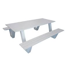These modern outdoor dining tables are just as gorgeous inside your home as they are outside of it. Hartman 6 Seater Wave Ii Aluminium Outdoor Dining Bench Table Reviews Temple Webster