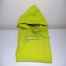 Supreme acid green box logo hoodie. Supreme Green Box Logos