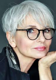 Grey Short Hair Styles Google Search Short Hair Glasses Short Grey Hair Grey Hair And Glasses