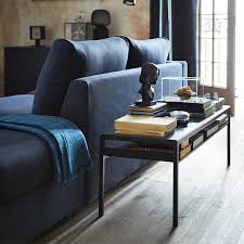 Wohnzimmergestaltung Mit Blauem Sofa Vimle Wohnzimmer Dekor Wohnzimmer Wohnzimmertische