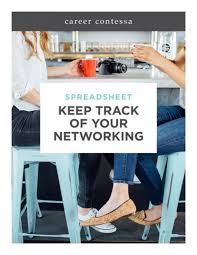 Networking Tracker Career Development Networking Job Interview Tips