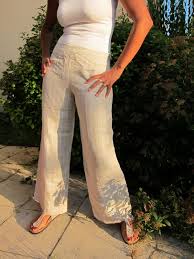 Le pantalon large a la particularité d'être ample au niveau des. Pantalon Large En Lin Mam Zelle Edwige