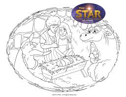 The Star Coloring Page Thestarmovie Star Coloring Pages Coloring Pages Christmas Mom