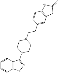 Image result for Ziprasidone