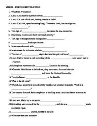 This Is A Video Guide Including An Answer Key To The History Channel Documentary On The French Revolution It History Channel French Revolution Short Answers