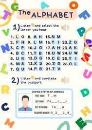Live worksheets > english > english as a second language (esl) > the alphabet. The Alphabet Worksheets And Online Exercises