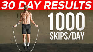 1000 Skips A Day For 30 Days Results