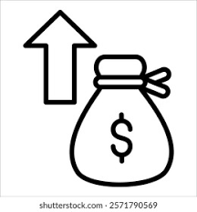 Increase Funds Icon Element Design Stock Vector (Royalty Free ...